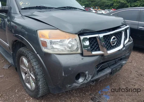 2010 Nissan Armada Platinum z USA, uszkodzony, nr VIN 5N1BA0NF5AN618241